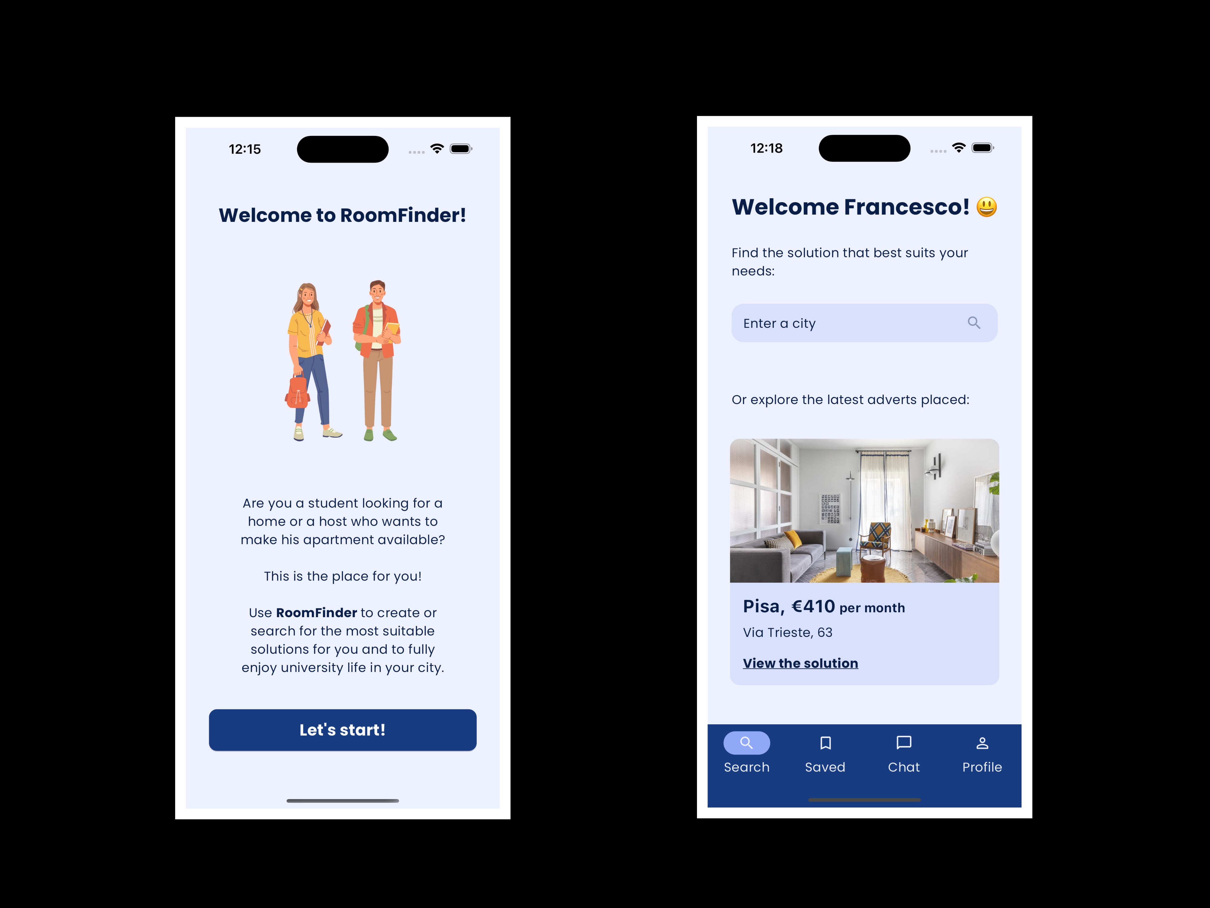 RoomFinder preview